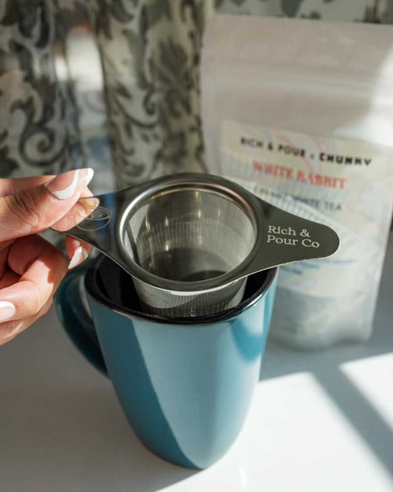 Stainless Steel Infuser | Loose Leaf Tea & Coffee Fine Mesh Strainer
