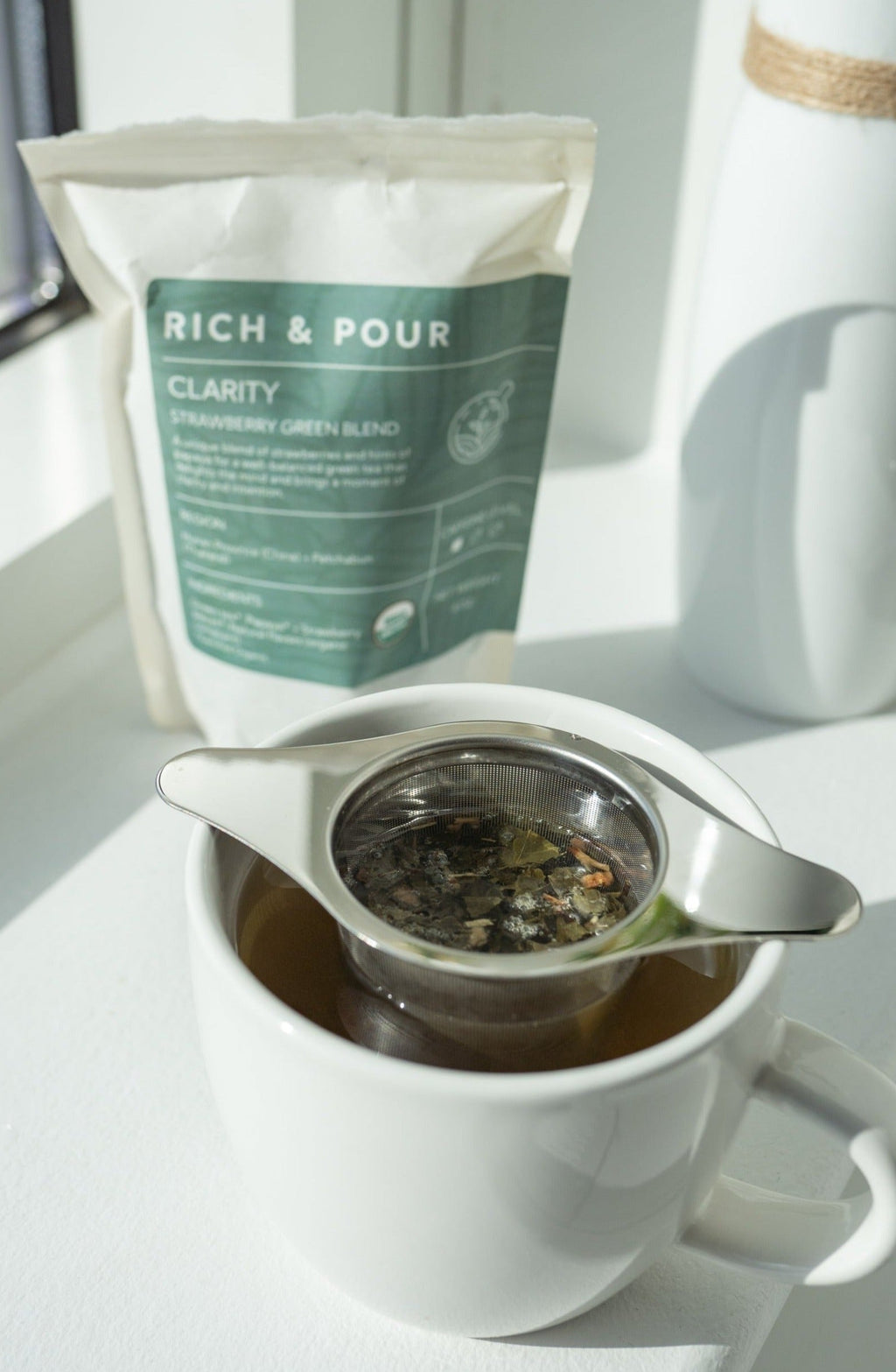 Stainless Steel Infuser | Loose Leaf Tea & Coffee Fine Mesh Strainer