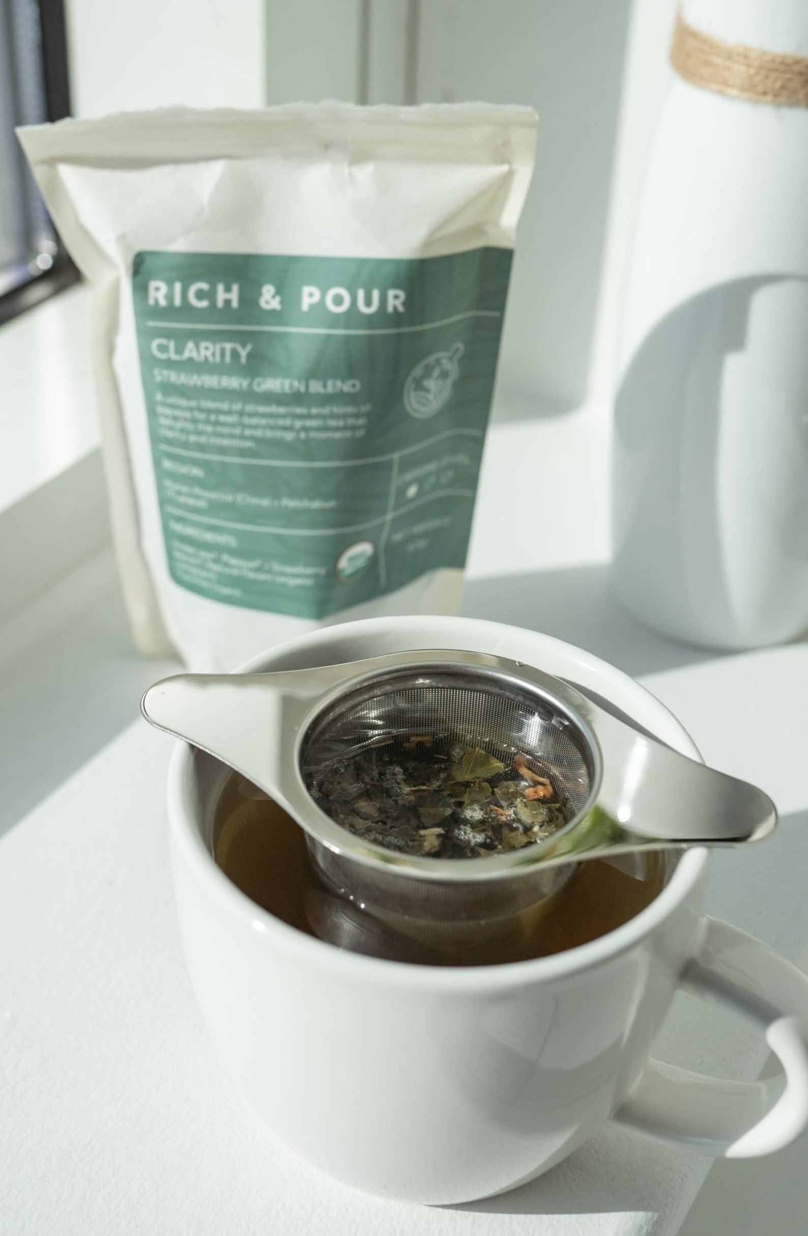 Stainless Steel Infuser | Loose Leaf Tea & Coffee Fine Mesh Strainer
